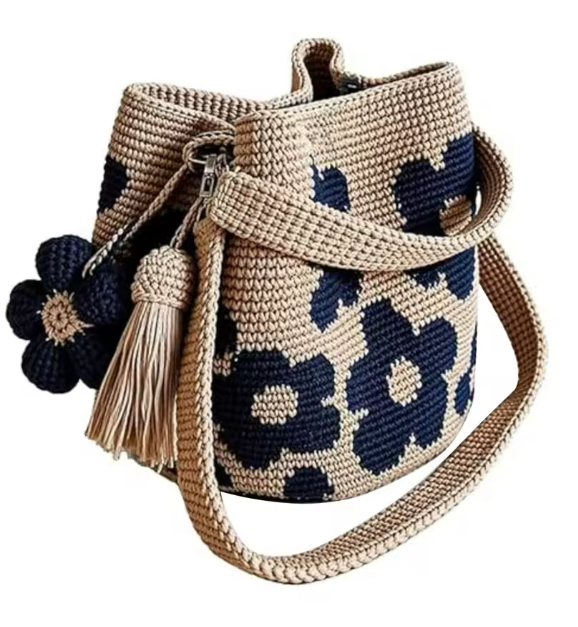 Crochet Flower Bag