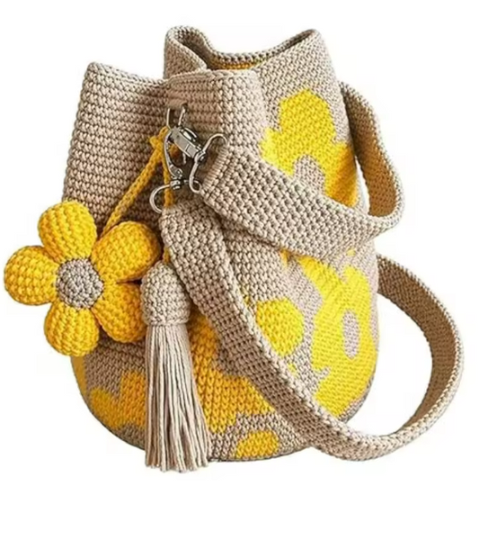 Crochet Flower Bag